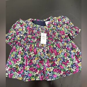 NWT BABY GAP Floral Kids Top
